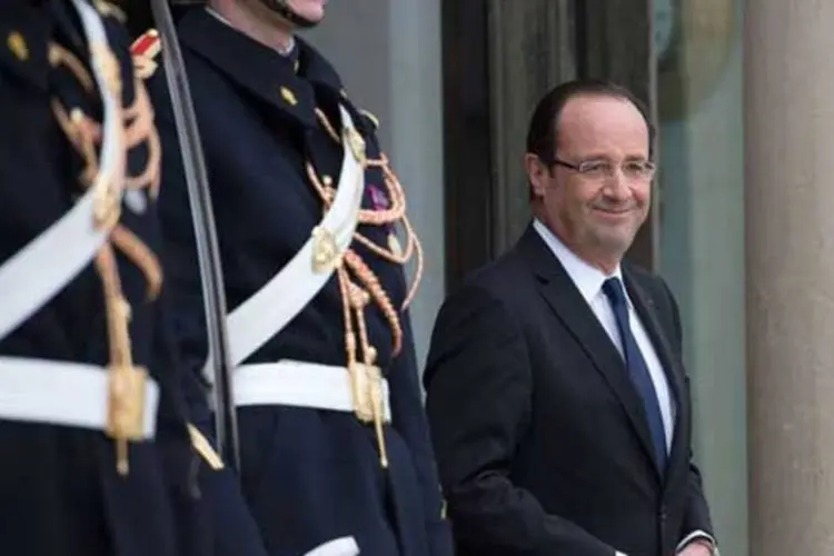 
	O presidente franc&ecirc;s, Fran&ccedil;ois Hollande: ele alertou que a excessiva austeridade prejudicar&aacute; o crescimento
 (AFP/ Bertrand Langlois)