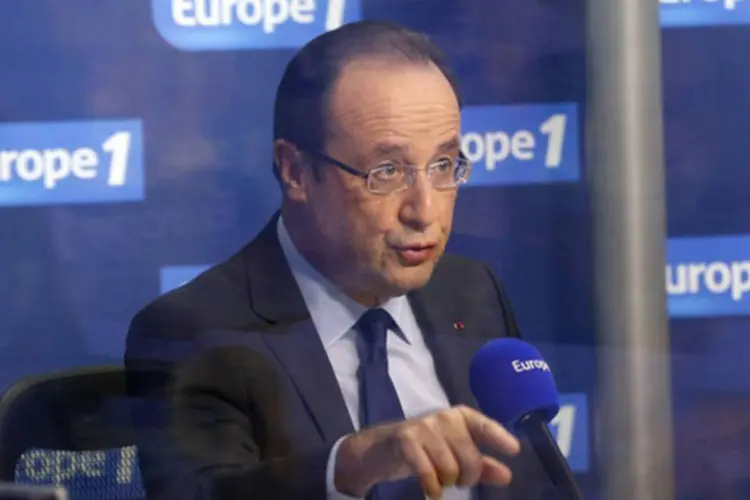
	Fran&ccedil;ois Hollande: horas antes, no Conselho de Ministros, o presidente tinha expressado seu desejo que o Reino Unido siga sendo um Estado-membro
 (AFP/Francois Guillot)