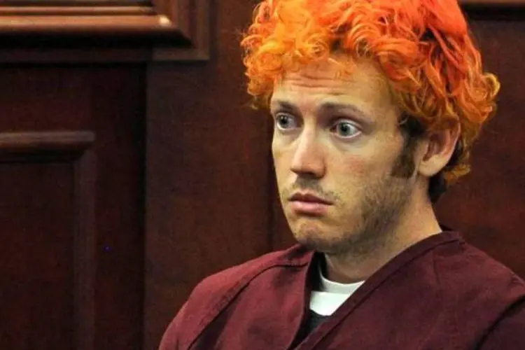
	James Eagan Holmes, o acusado do massacre no cinema durante o filme &quot;Batman&quot; de cabelo vermelho
 (RJ Sangosti/Reuters)