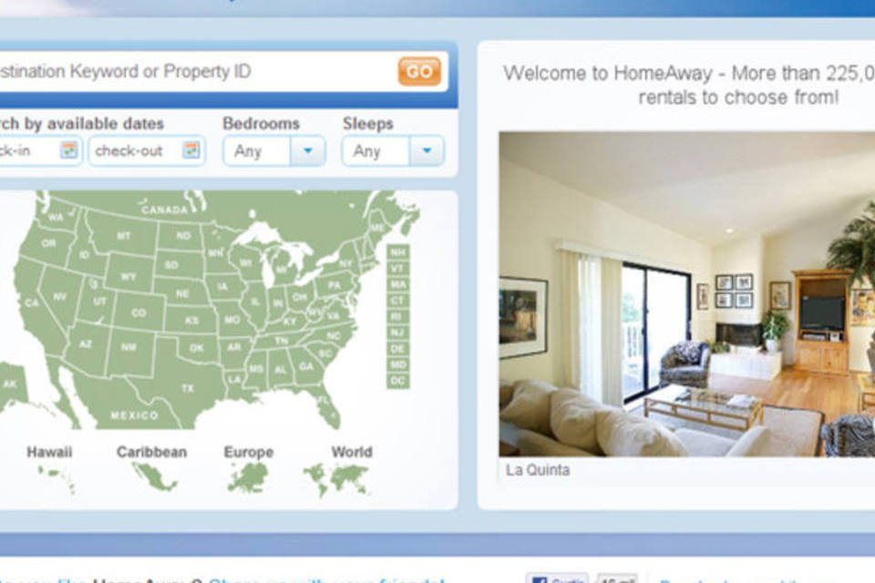HomeAway dispara 42% após captar US$ 216 milhões em IPO nos EUA