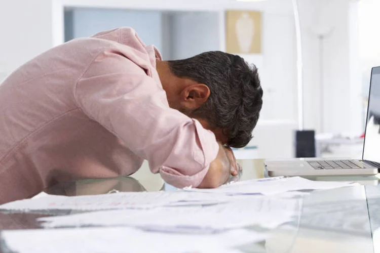 
	Estresse: segundo o Servi&ccedil;o Nacional de Sa&uacute;de do Reino Unido, ele &eacute; definido como &ldquo;a sensa&ccedil;&atilde;o de estar sob muita press&atilde;o mental ou emocional&rdquo;
 (Thinkstock)