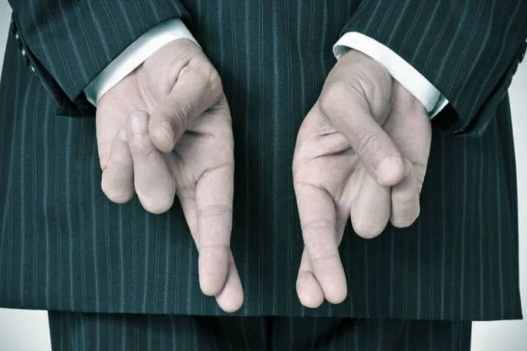Mentira: "Este estudo é a 1ª evidência empírica de que o comportamento desonesto aumenta quando é repetido" (Thinkstock/nito100)