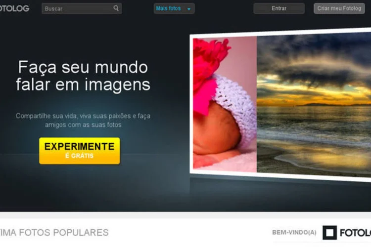 Fotolog: empresa não comunicou usuários antes de sair do ar (Reprodução/Fotolog)