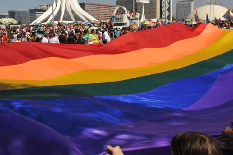 Deputado federal Jean Wyllys (P-SOL-RJ): "vamos colorir o Congresso e trazer mais paz e amor para essa classe social"  (Antonio Cruz/ABr)