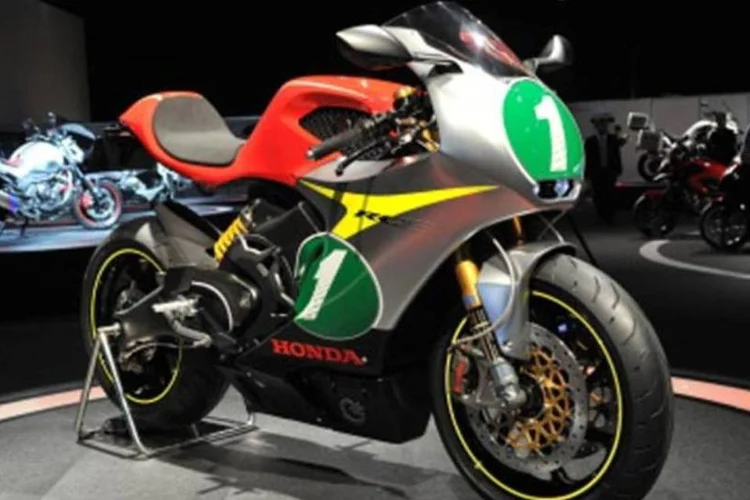 Moto da Honda modelo RC-E no Tokyo Motor Show (Divulgação)