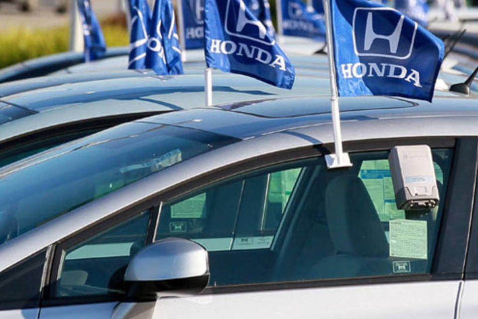 Vendas da Honda na China caem 29,2% em novembro ante 2011