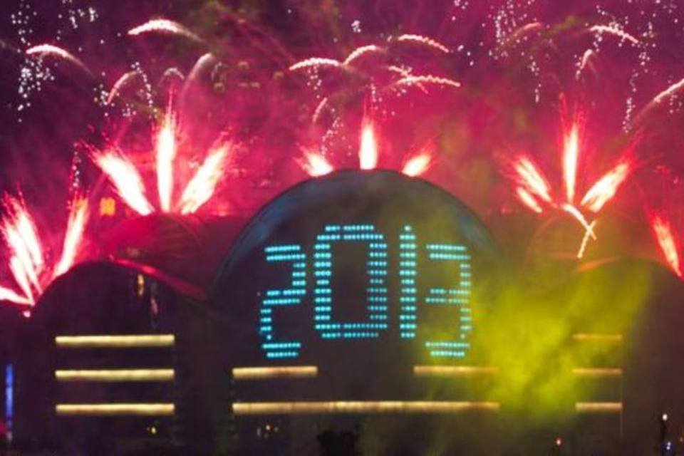 Comemoração do ano novo em Hong Kong (Reuters/Tyrone Siu)