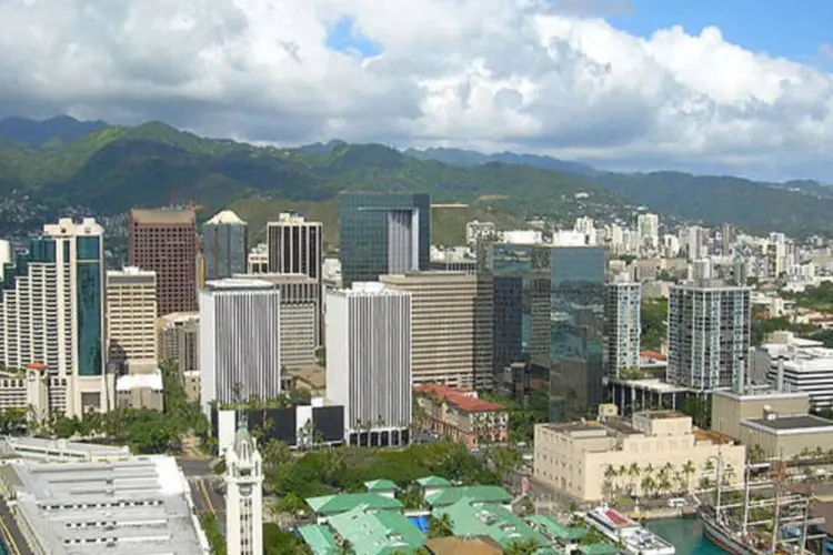 
	Honolulu, Hava&iacute;: os analistas esperam suspender nas pr&oacute;ximas horas o alerta de evacua&ccedil;&atilde;o
 (Wikimediacommons)
