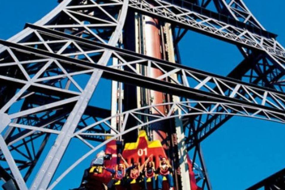 La Tour Eiffel, Hopi Hari, Elevador de 69 metros de altura.…