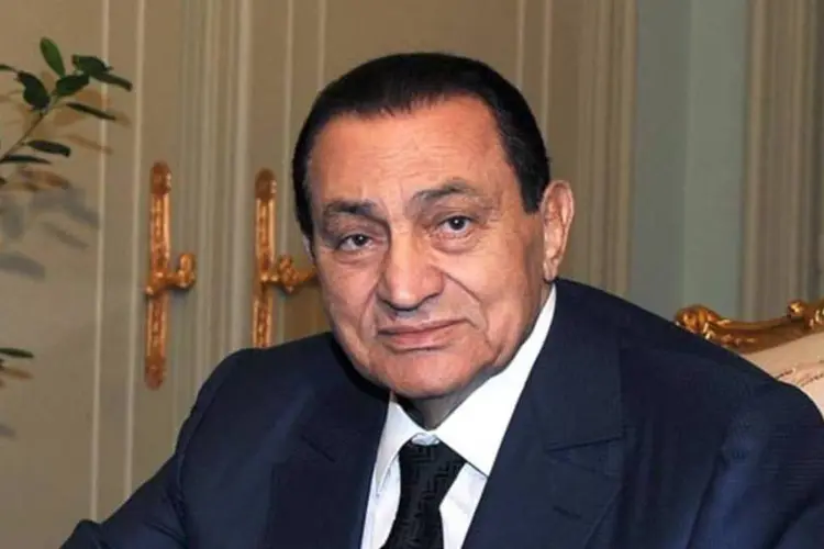 Mubarak, presidente egípcio: embaixador brasileiro diz que protestos aumentam a cada dia (Getty Images)