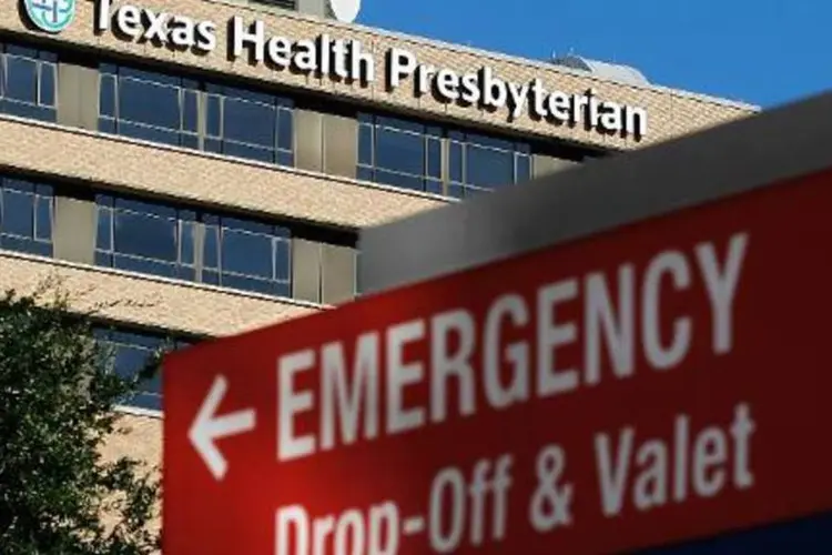 Hospital do Texas, nos Estados Unidos, onde a enfermeira Nina Pham está internada com ebola (Mike Stone/AFP)