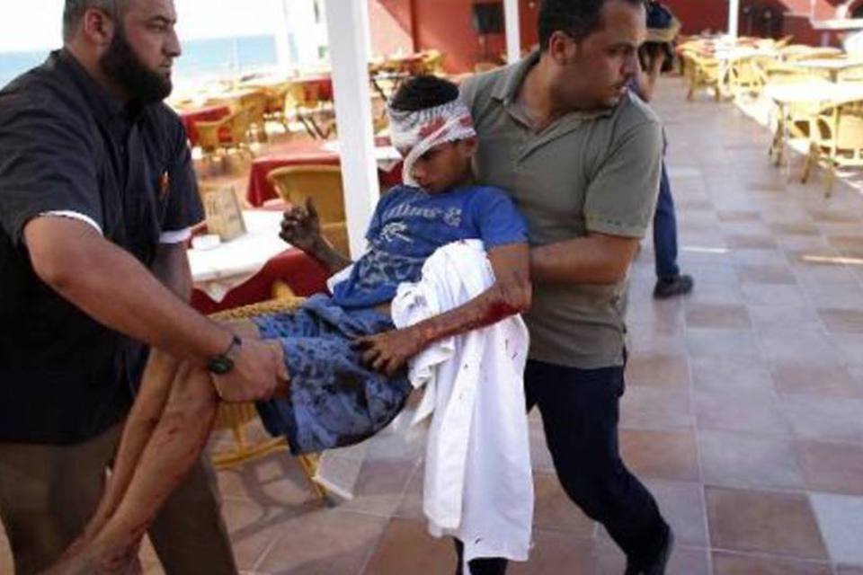 Bombardeio da aviação israelense mata crianças palestinas