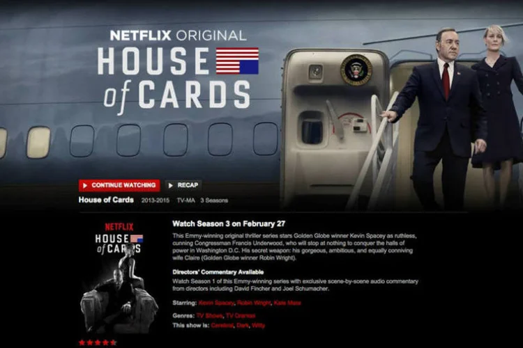 "House of Cards": lançamento da terceira temporada está previsto para 27 de fevereiro (Reprodução/Netflix)