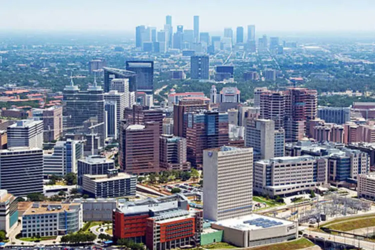 
	A cidade de Houston, nos Estados Unidos
 (Wikimedia Commons)