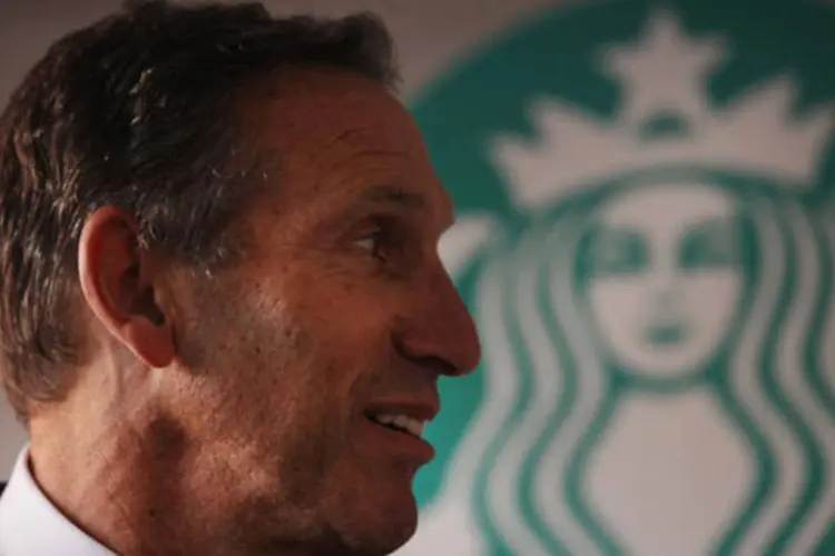
	Howard Schultz: &quot;estamos criando oportunidades&quot;, disse o presidente do Starbucks, autor da iniciativa
 (Getty Images)