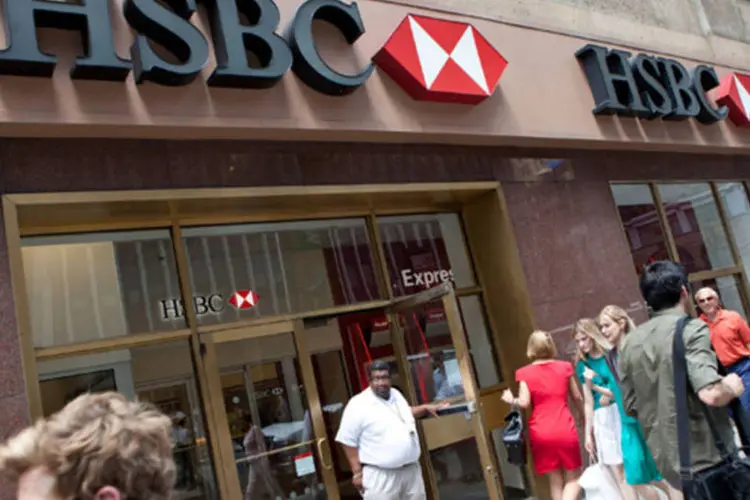
	Ag&ecirc;ncia do Banco HSBC: no final de 2014, o banco brit&acirc;nico tinha cerca de 258 mil funcion&aacute;rios em regime de tempo integral
 (Andrew Burton/Getty Images)