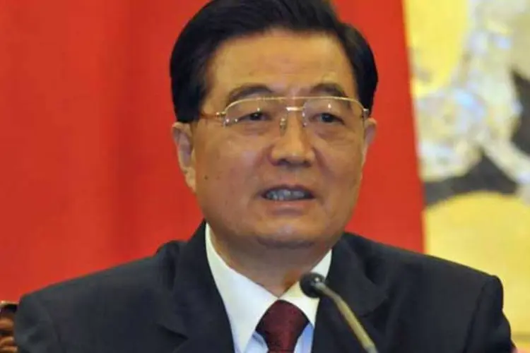 Hu Jintao, presidente da China: pronto para dar apoio a Portugal (Pool/Getty Images)