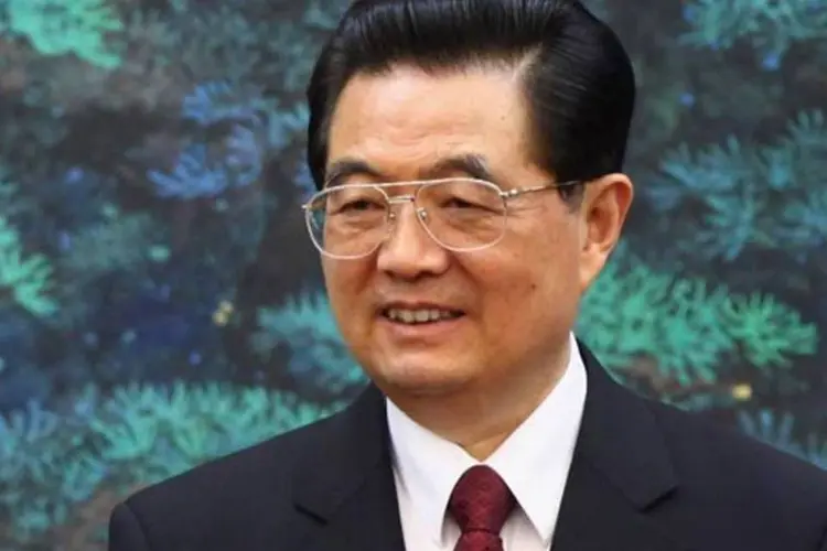 O presidente chinês Hu Jintao: expansão forte apesar de retomada global difícil (Feng Li/Getty Images)
