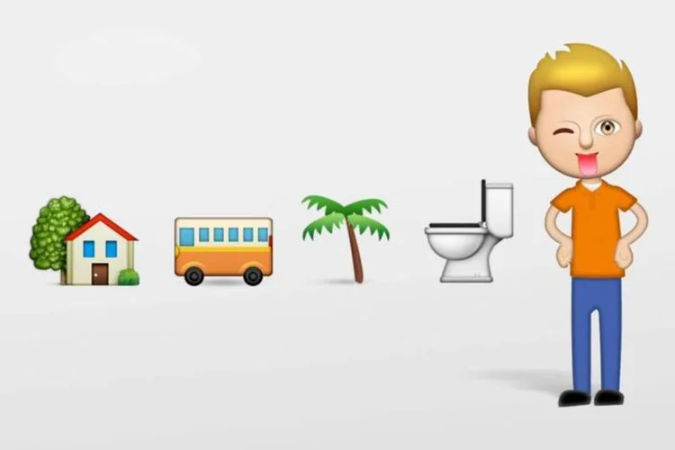 Campanha do Itaú: Luciano Huck na versão "emoticon" (Reprodução)