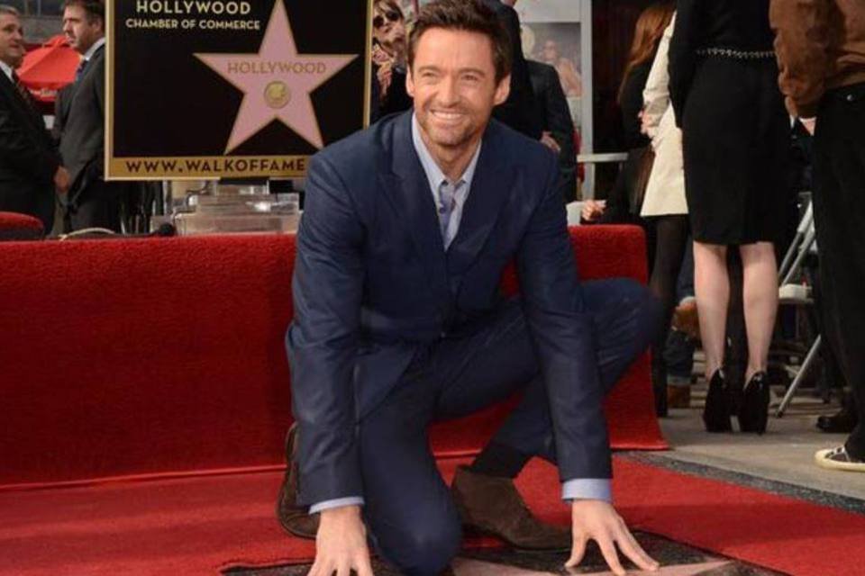 Hugh Jackman ganha estrela na Calçada da Fama