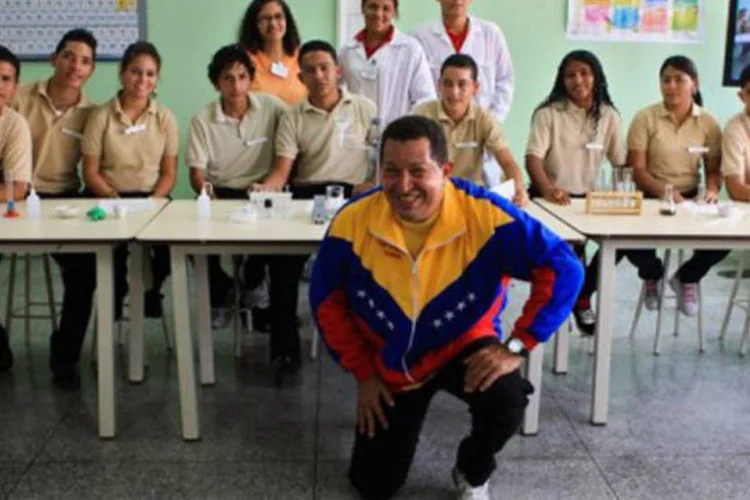 O presidente da Venezuela, Hugo Chávez, afirmou que o decreto de expropriação da Agroisleña sai nesta terça-feira (5/10) no Diário Oficial (Ho/AFP)