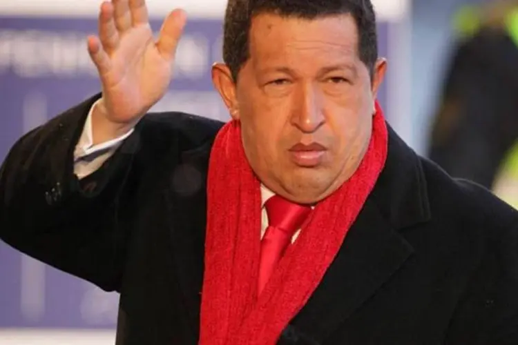 "Que a classe média sinta-se protegida pelo projeto bolivariano", disse Chávez (Peter Macdiarmid/Getty Images)