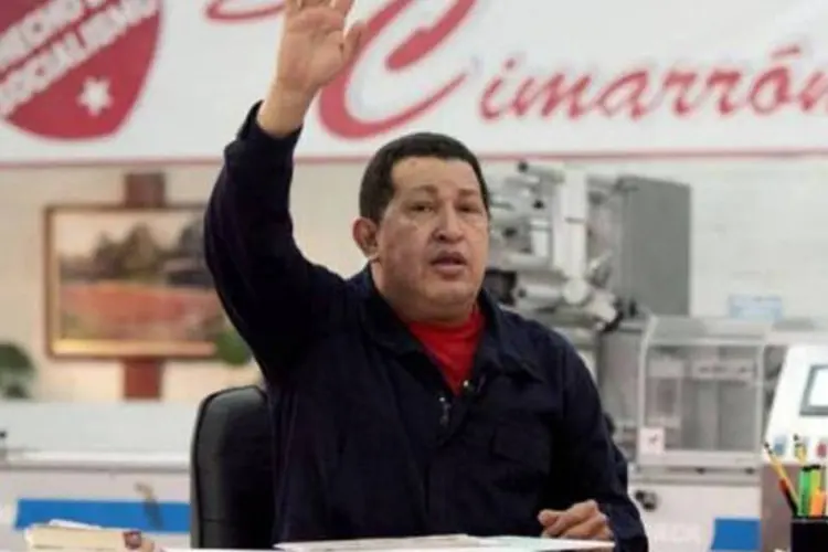 Segundo Chávez, o ferro é estratégico, e deve estar nas mãos do Estado (Ho/AFP)