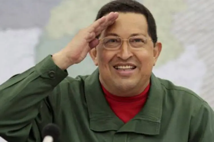 Hugo Chávez: "Já os convido para meu aniversário de 67 anos em 2021" (AFP)