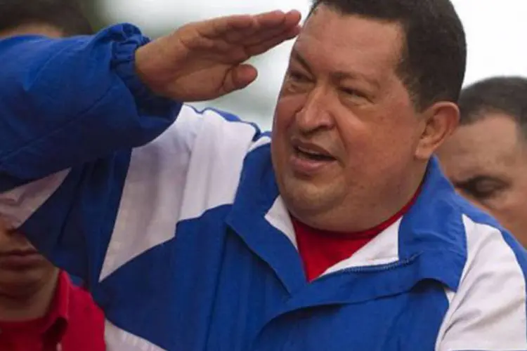 
	O presidente venezuelano, Hugo Ch&aacute;vez: l&iacute;der venezuelano ressaltou tamb&eacute;m que Capriles anda disfar&ccedil;ado de &#39;esquerdista&#39;
 (Juan Barreto/AFP)
