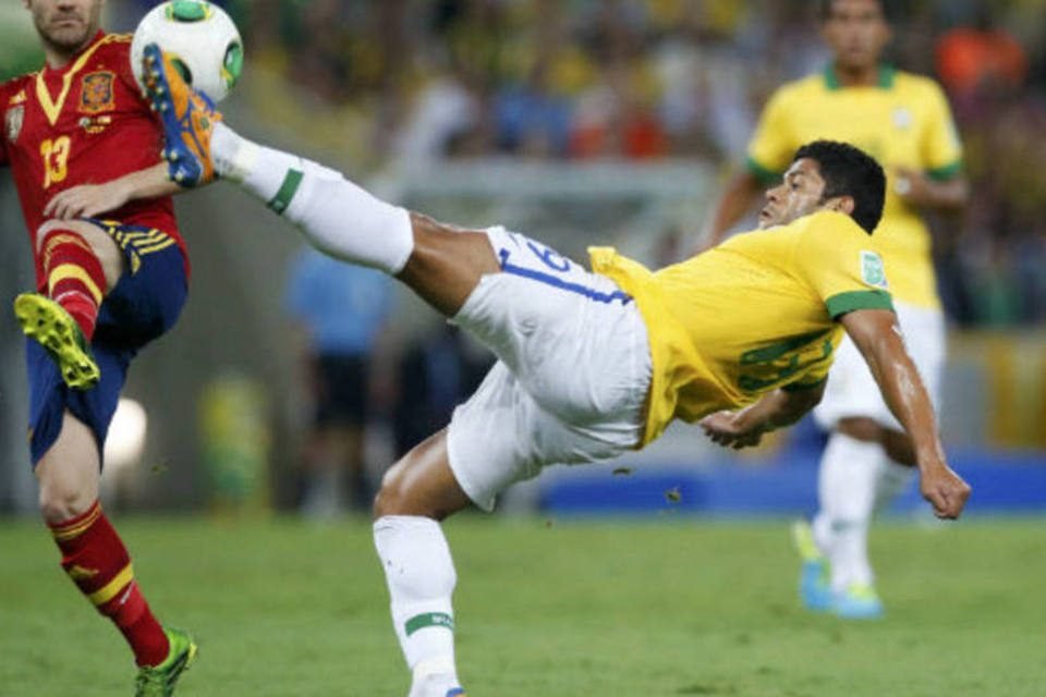 Hulk é atacante na Seleção Brasileira (REUTERS/Jorge Silva/Reprodução)