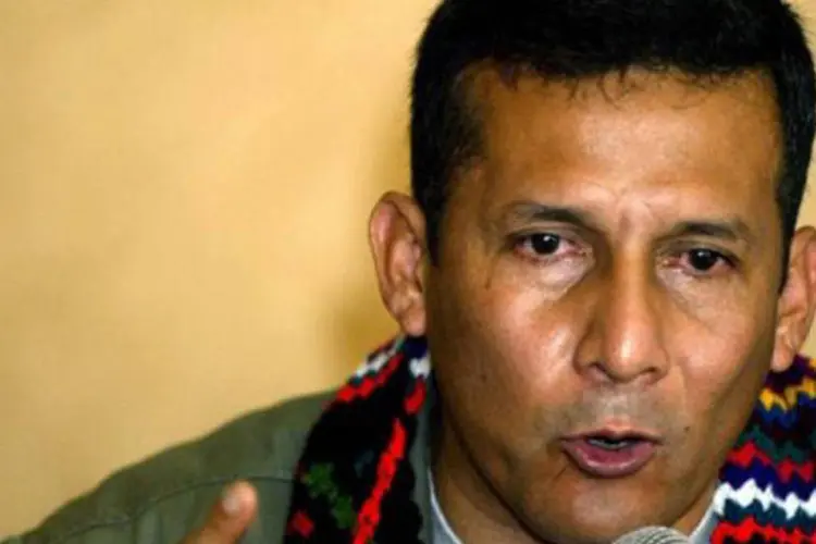 Ollanta Humala: doações teriam sido feitas nas presidenciais de 2011, vencidas por ele (©AFP / Eitan Abramovich)
