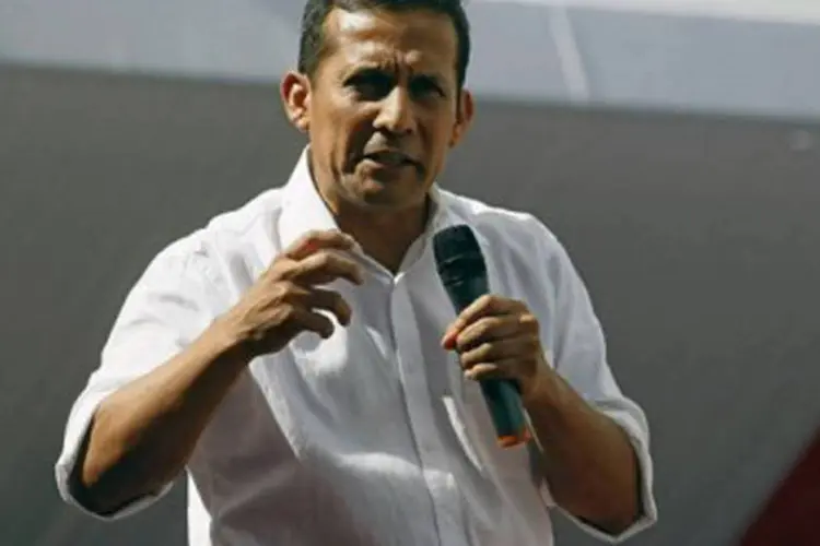 
	O presidente do Peru, Ollanta Humala: O irm&atilde;o do governante j&aacute; havia ficado conhecido antes que Humala assumisse o poder h&aacute; um ano
 (©AFP / str)