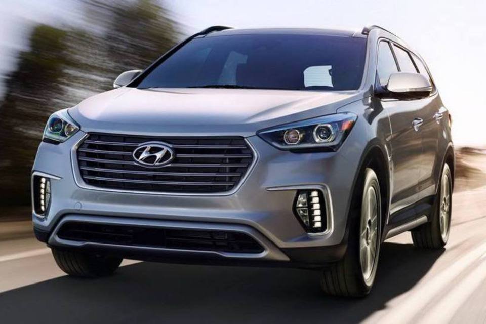 Hyundai Santa Fe ganha cara nova e mais potência