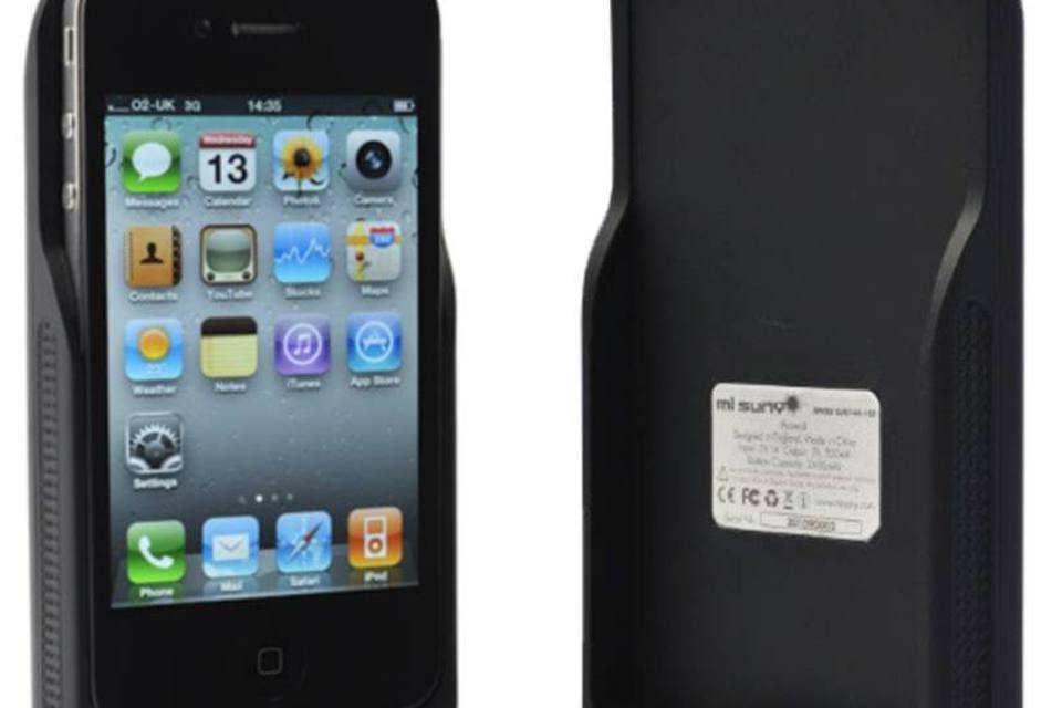 Bateria solar iPower4 aumenta capacidade do iPhone