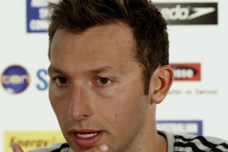 O nadador australiano Ian Thorpe: empresário admitiu que Thorpe contraiu uma infecção depois de uma operação no ombro (Regi Varghese/Files/Reuters)