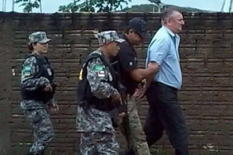 Ezequiel Antônio Castanha, o maior grileiro do Pará, foi preso pelo Ibama no último sábado (21), em Novo Progresso (Divulgação Ibama)