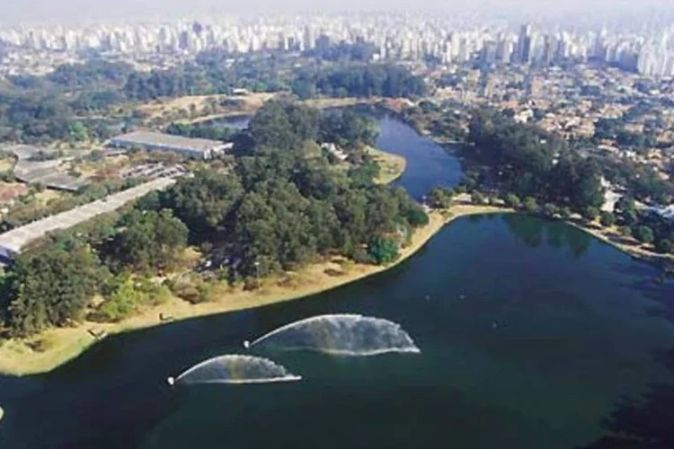Ibirapuera: projeto foi bancado pelas empresas Sherwin Williams e Cyrela (foto/Divulgação)