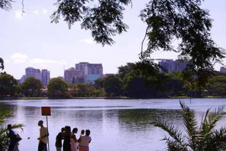 Paulistanos no parque do Ibirapuera (Wikimedia Commons)