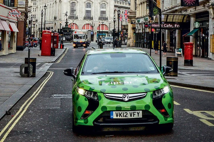 
	&Aacute;rea central de Londres: os servi&ccedil;os de compartilhamento de carro se espalham pelo mundo
 (Divulgação)