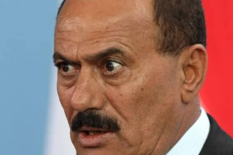 O encontro entre a oposição e Saleh seria baseado no entendimento sobre a transferência de poder do presidente para o seu vice (Getty Images)