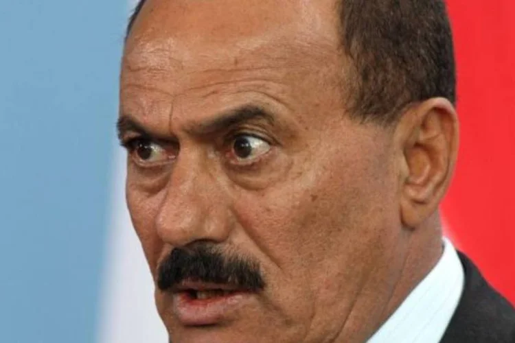 A condição para Saleh é que o poder vá para mãos que não sejam corruptas, não "mãos doentes" (Getty Images)
