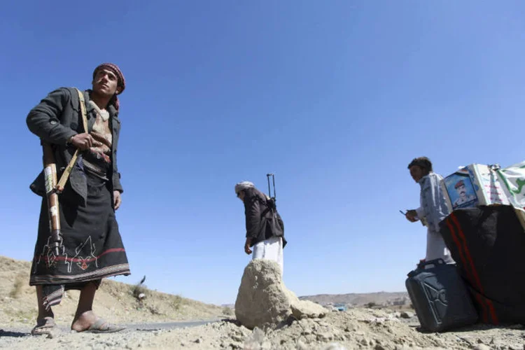 
	I&ecirc;men: presidente tamb&eacute;m disse que os houthis concordaram em retirar os combatentes de &aacute;reas com vista para o seu pal&aacute;cio
 (Getty Images)