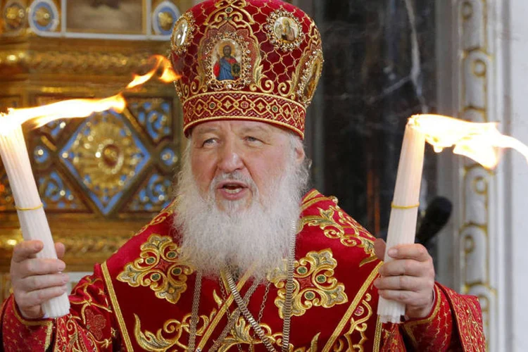 
	Patriarca Kirill: foi o patriarcado de Moscou, com pelo menos 130 milh&otilde;es de seguidores, que assumiu a lideran&ccedil;a sobre o mundo ortodoxo
 (Maxim Shemetov / Reuters)