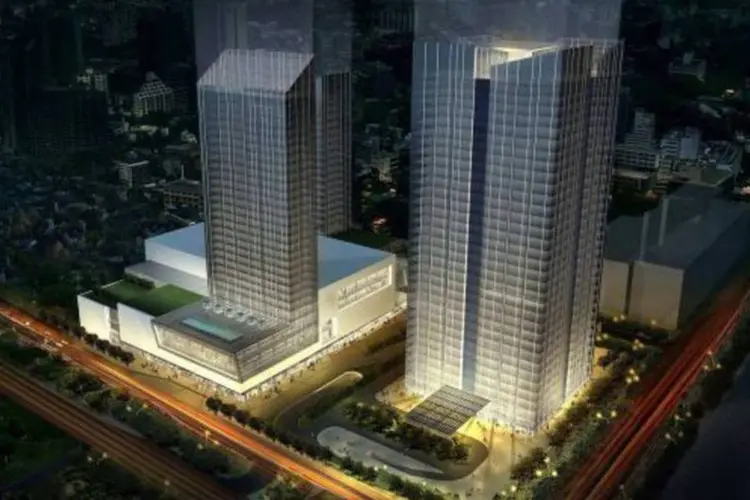 A CET realizou estudo com base na divisão dos empreendimentos do complexo que inclui, além do shopping, duas torres comerciais (Divulgação/Veja SP)