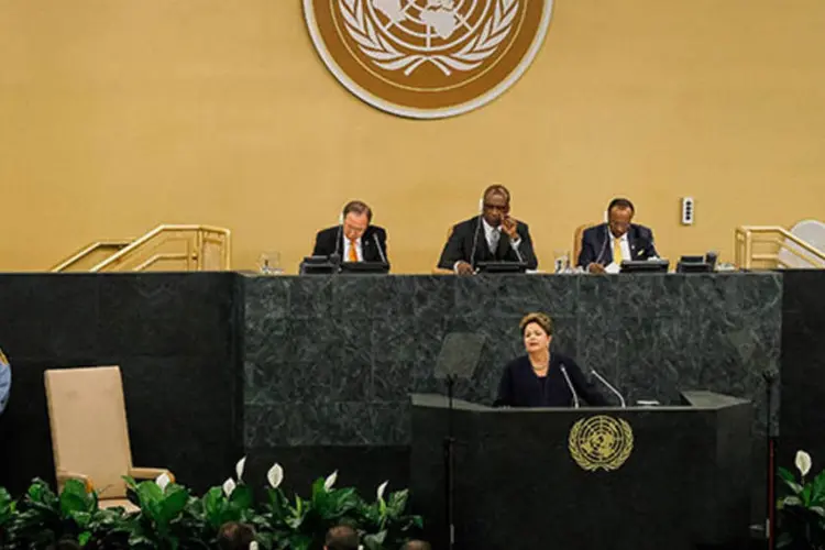 Dilma discursa durante Assembleia da ONU: "ouvimos e compreendemos porque nós viemos das ruas", disse (Roberto Stuckert Filho/PR)