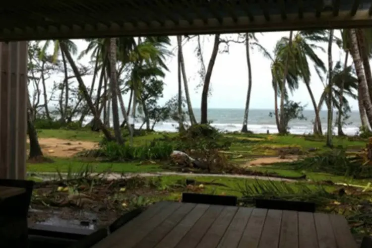 Ilha do Pacífico: ciclones e períodos de seca estão entre os eventos que ameaçam essas localidades (Paul do www.Castaways.com.au)