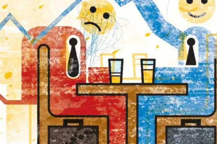 Ilustração - Atitude + Ação = Desempenho (Bruno Algarve/EXAME.com)