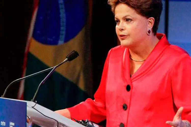 Dilma durante Encerramento do Seminário Empresarial "Oportunidades em Infraestrutura no Brasil", em Nova York: "contrato assinado é uma questão de Estado", disse
 (Roberto Stuckert Filho/PR)
