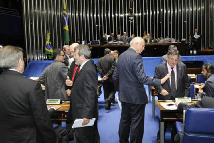 
	Plen&aacute;rio do Senado: mat&eacute;ria para cria&ccedil;&atilde;o de novos munic&iacute;pios segue agora para san&ccedil;&atilde;o da presidente Dilma Rousseff.
 (Waldemir Barreto/Agência Senado)