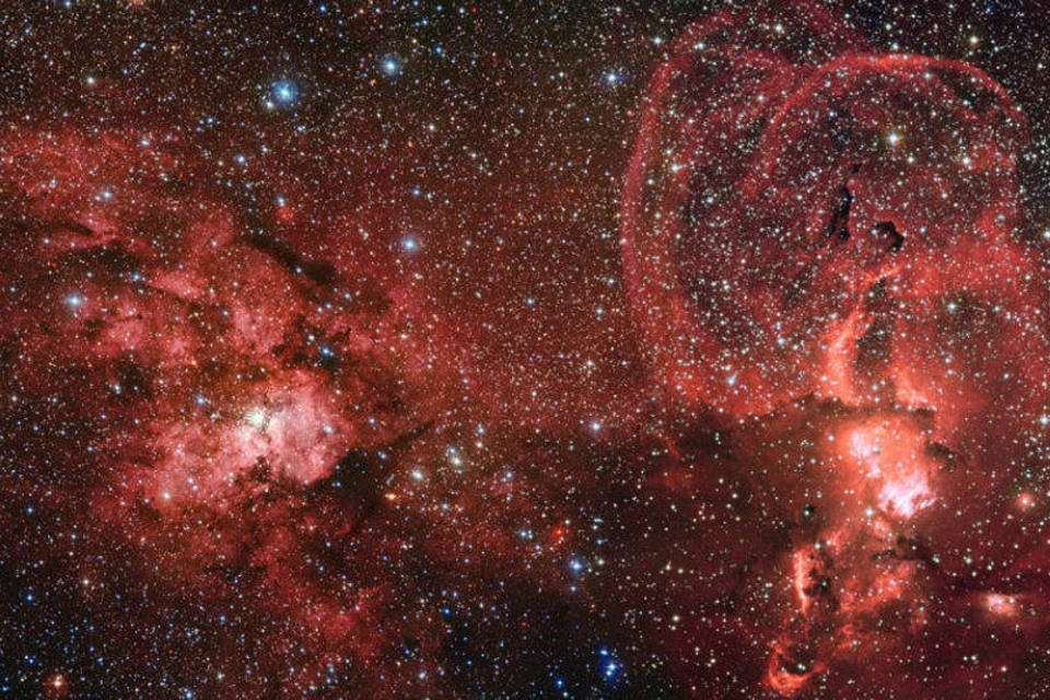 ESO capta nova imagem de grandes aglomerados estelares